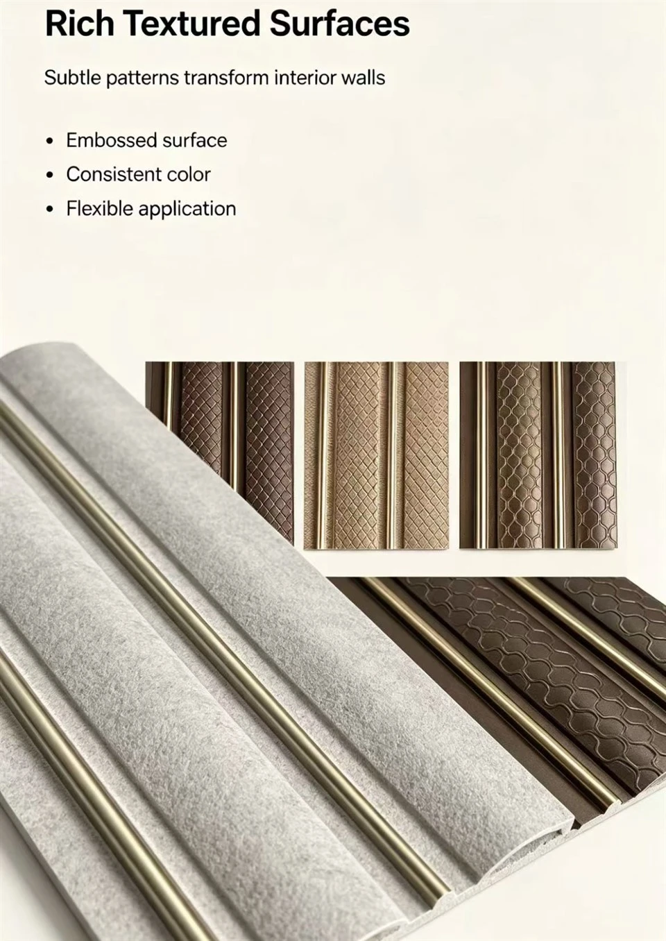 Formaldehyde Free PS Wall Panels high quality