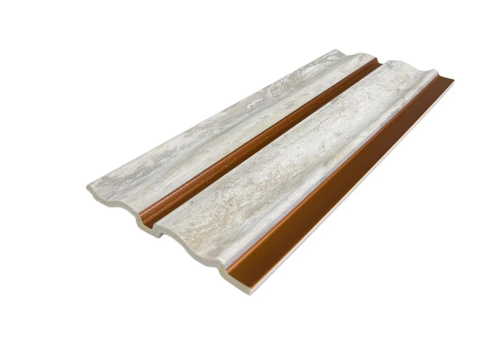 Luxuriöses PS-Wandpaneel mit Steinmaserung