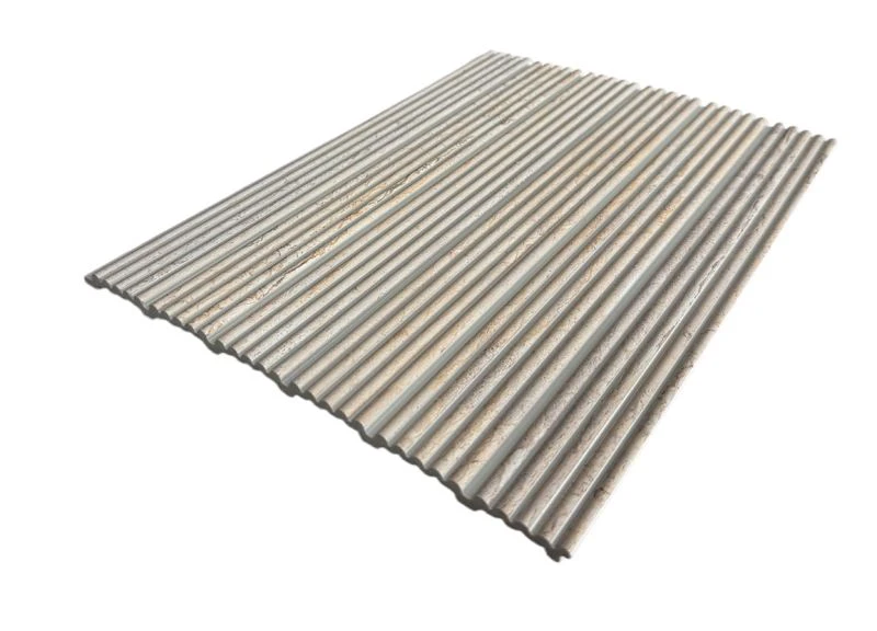 Modernes geriffeltes PS-Wandpaneel