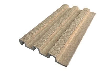 Modernes, geriffeltes PS-Wandpaneel