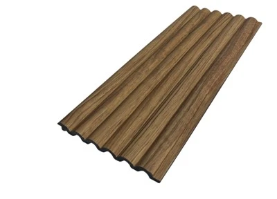 Gerippte PS-Platte mit Holzmaserung